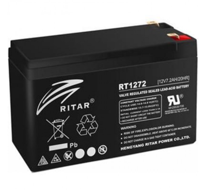 Ritar Батарея до ДБЖ Ritar AGM RT1272B, 12V-7.2Ah (RT1272B)