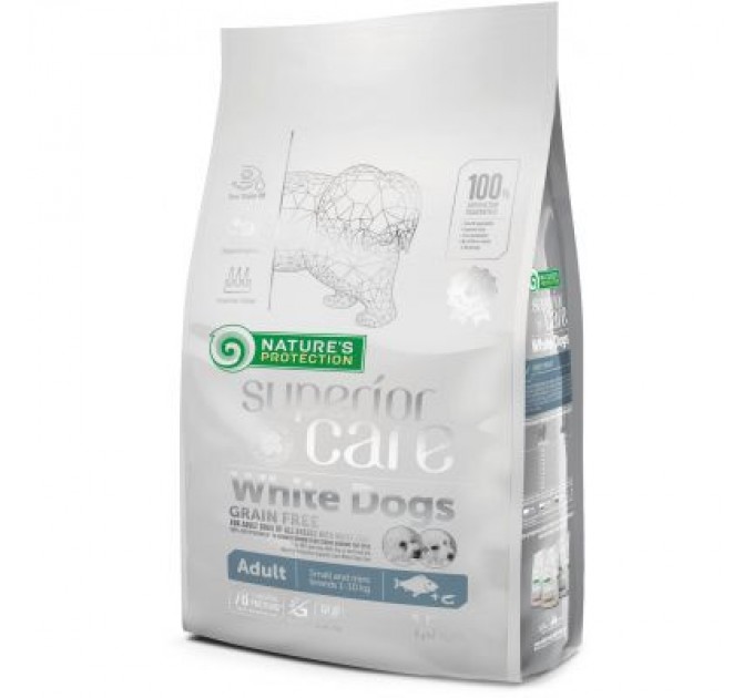 Сухий корм для собак Nature's Protection Superior Care White Grain Free Adult Small and Mini 1.5 кг (NPSC45667)