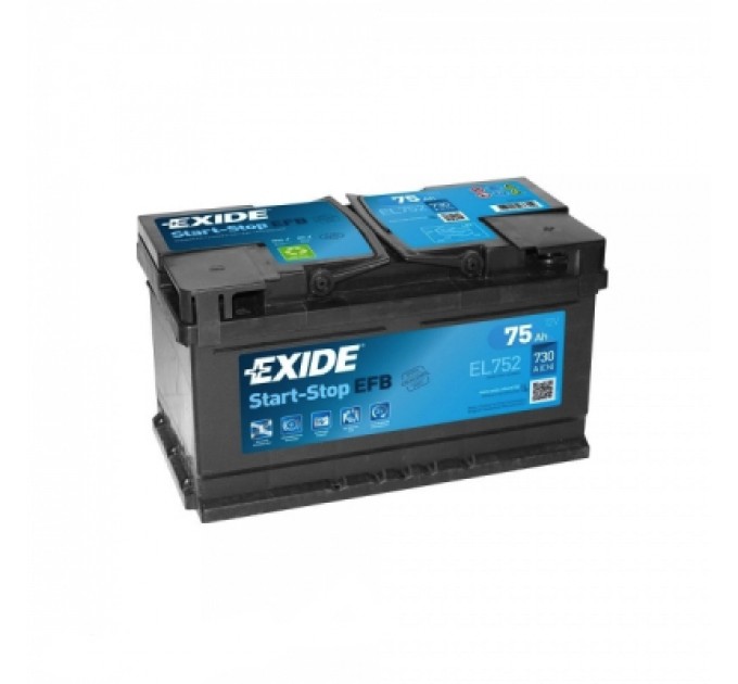 EXIDE Акумулятор автомобільний EXIDE START-STOP EFB 75A (EL752)