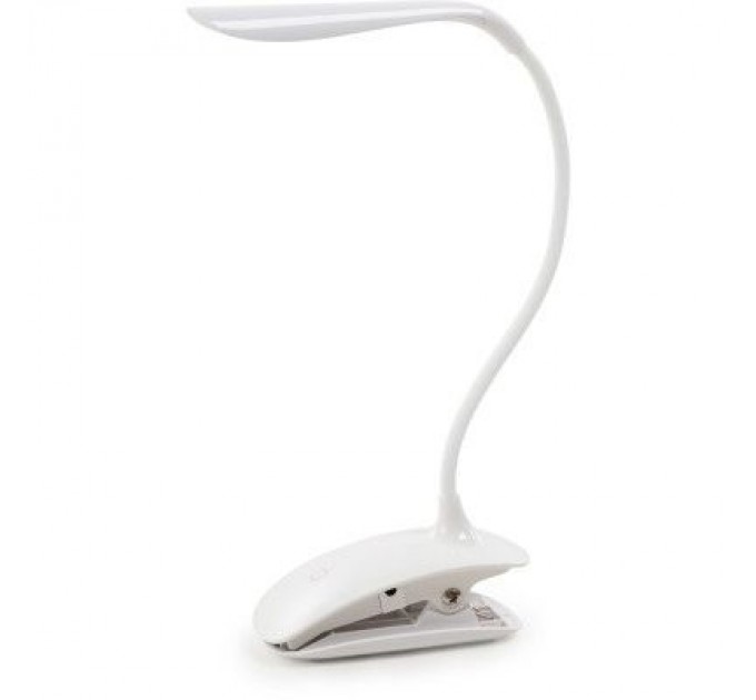 ColorWay Настільна лампа ColorWay LED Flexible & Clip with built-in accumulator 500mAh (CW-DL04FCB-W)