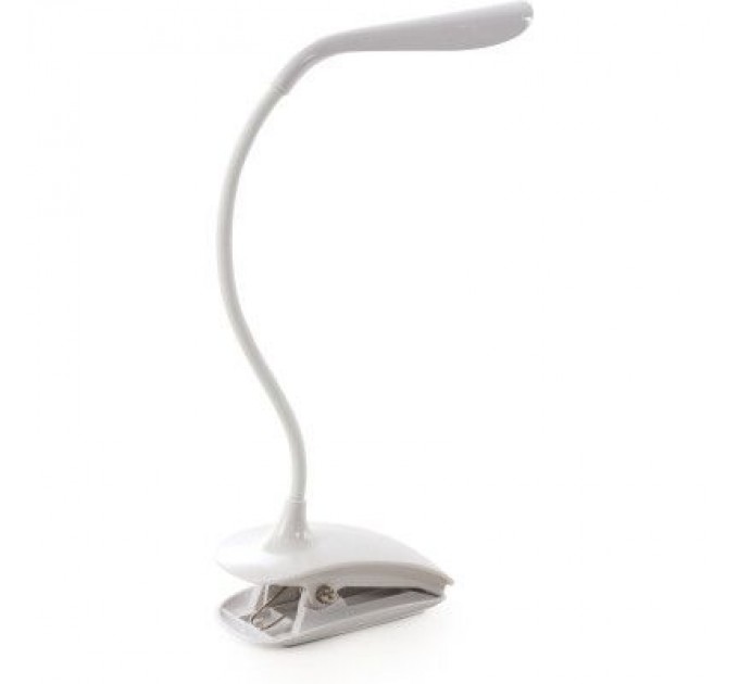 ColorWay Настільна лампа ColorWay LED Flexible & Clip with built-in accumulator 500mAh (CW-DL04FCB-W)