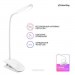 ColorWay Настільна лампа ColorWay LED Flexible & Clip with built-in accumulator 500mAh (CW-DL04FCB-W)