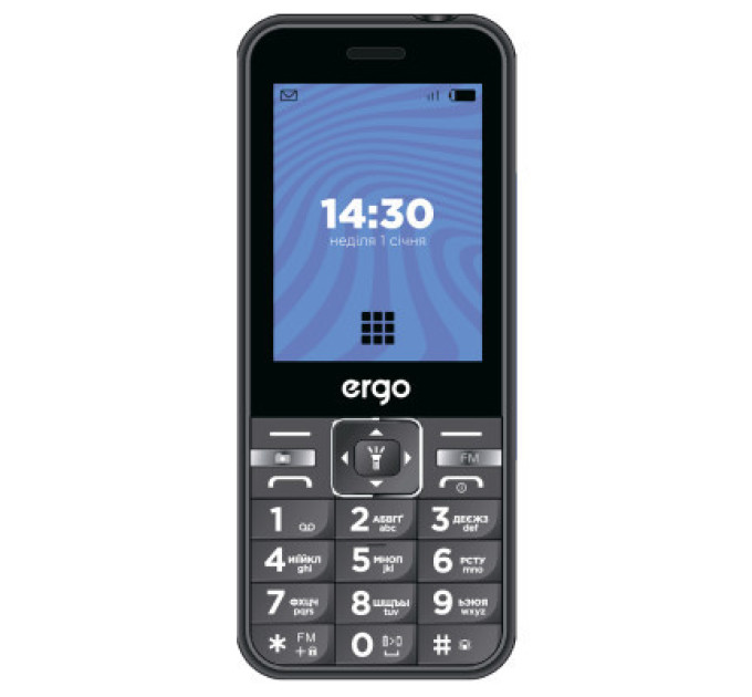 Ergo Мобільний телефон Ergo E281 Black