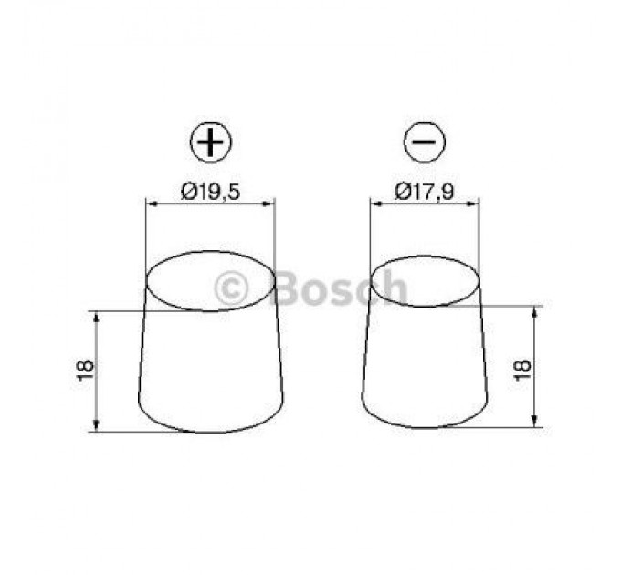 Bosch Акумулятор автомобільний Bosch 45А (0 092 S30 030)