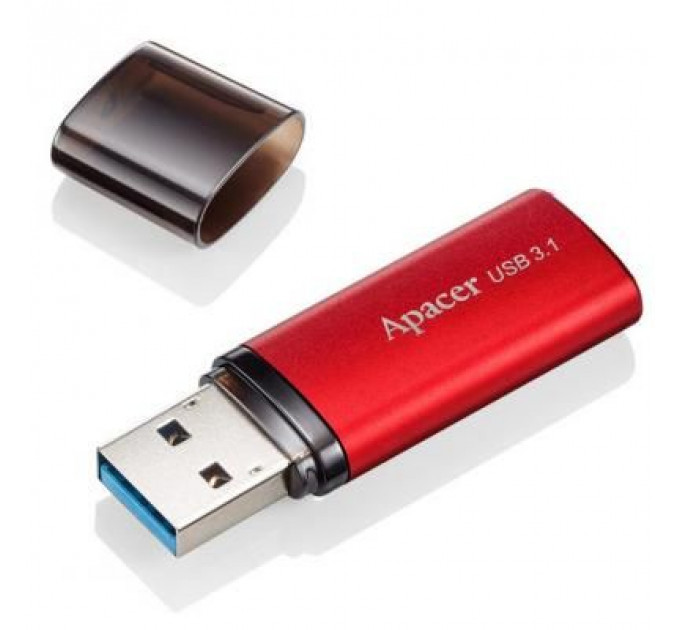 USB флеш накопичувач Apacer 64GB AH25B Red USB 3.1 Gen1 (AP64GAH25BR-1)