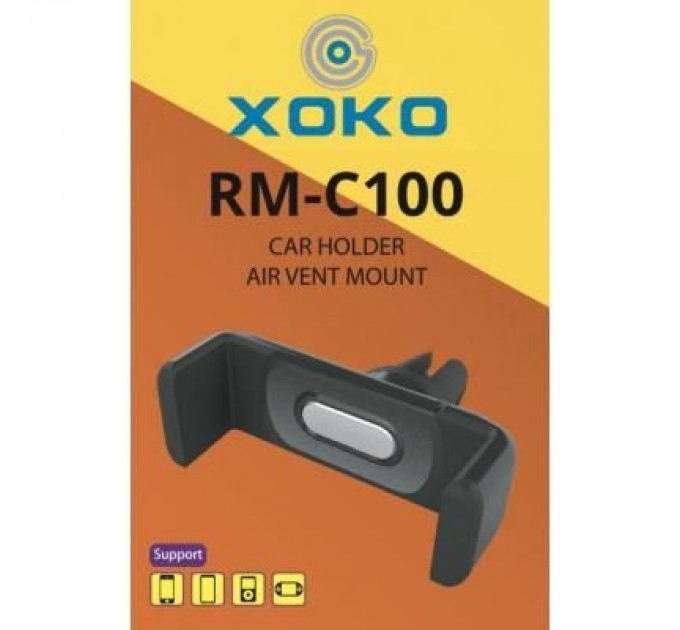XoKo Універсальний автотримач XoKo RMC100 Black (XK-RMC100-BLCK)