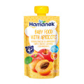 Hamanek Дитяче пюре Hamanek Pouch яблуко і абрикос, 120 г (8595139783914)