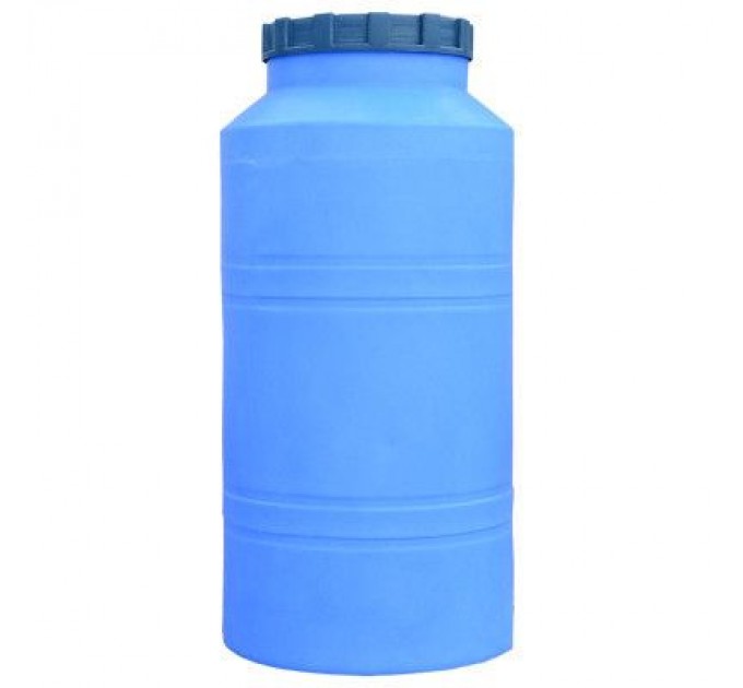 Пласт Бак Ємність для води Пласт Бак вертикальна харчова 200 л синя (12429)