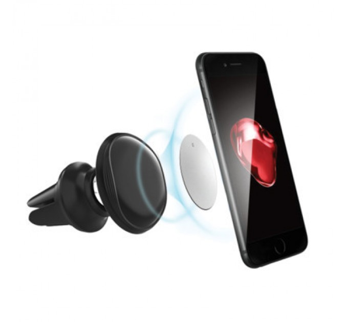 ColorWay Універсальний автотримач ColorWay Metallic Air Vent-4(360 rotation) magnetic Black (CW-CHM09-BK)