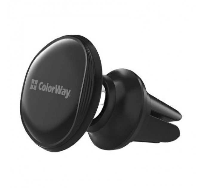ColorWay Універсальний автотримач ColorWay Metallic Air Vent-4(360 rotation) magnetic Black (CW-CHM09-BK)