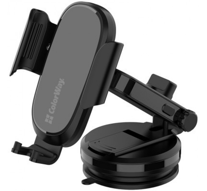 ColorWay Універсальний автотримач ColorWay Dashboard Car Wireless Charger 15W Black (CW-CHAW037Q-BK)
