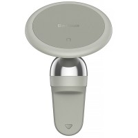 Універсальний автотримач Baseus Magnetic (на решітку) creamy-white (SUCC000102)