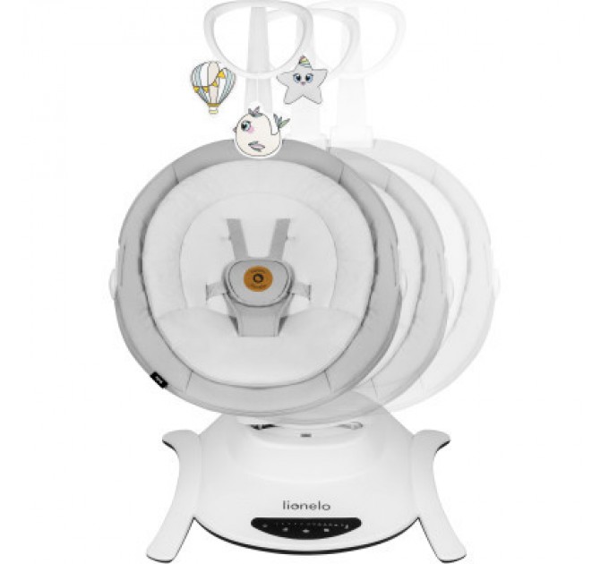 Lionelo Крісло-гойдалка Lionelo Bella Grey Concrete (LO-BELLA GREY CONCRETE)