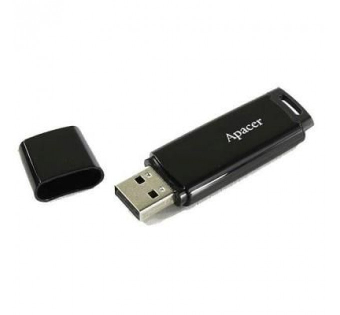 USB флеш накопичувач Apacer 64GB AH336 Black USB 2.0 (AP64GAH336B-1)