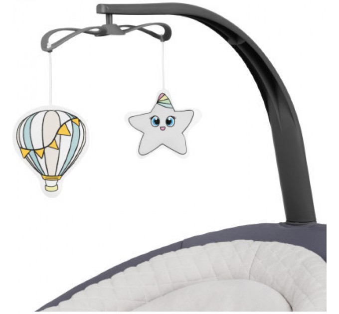 Lionelo Крісло-гойдалка Lionelo Rina grey concrete (LO-RINA GREY CONCRETE)