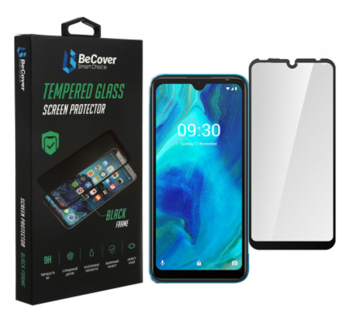BeCover Скло захисне BeCover Tecno Pop 5 Black (706669)