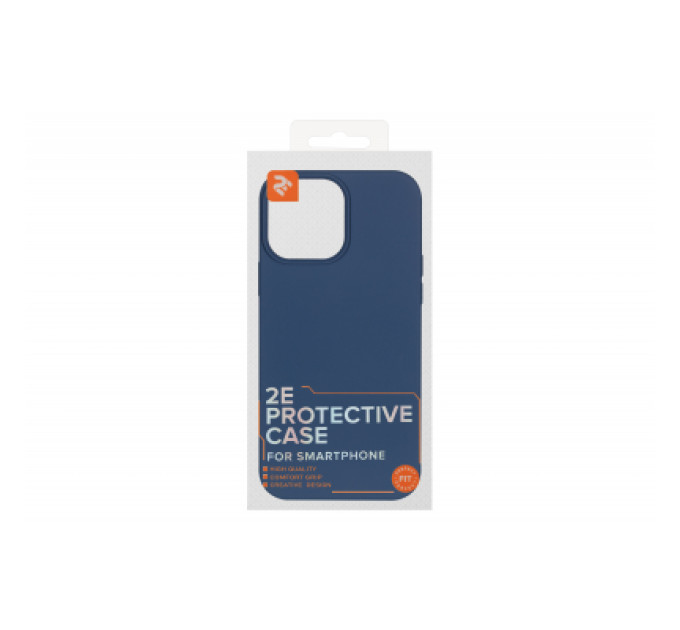 2E Чохол до мобільного телефона 2E Basic Apple iPhone 13 Pro Max, Liquid Silicone, Cobalt Blue (2E-IPH-13PRM-OCLS-CB)