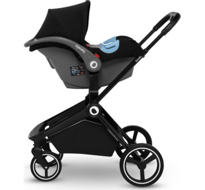 Lionelo Коляска Lionelo 3 в 1 Mika Grey Graphite (LO-MIKA 3IN1 GREY GRAPHITE)