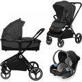 Lionelo Коляска Lionelo 3 в 1 Mika Grey Graphite (LO-MIKA 3IN1 GREY GRAPHITE)