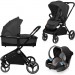 Lionelo Коляска Lionelo 3 в 1 Mika Grey Graphite (LO-MIKA 3IN1 GREY GRAPHITE)