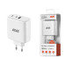 2E Зарядний пристрій 2E USB-C Wall Charger GaN 65W, white (2E-WC3USB65W-W)