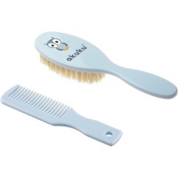 Набір для догляду за дитиною Akuku щітка з гребінцем (A0457)