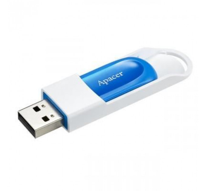 USB флеш накопичувач Apacer 64GB AH23A White USB 2.0 (AP64GAH23AW-1)