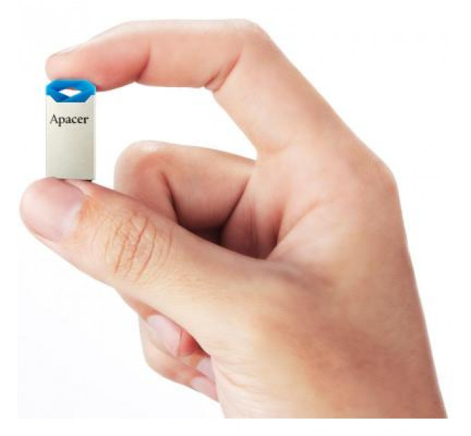 USB флеш накопичувач Apacer 64GB AH111 Blue USB 2.0 (AP64GAH111U-1)