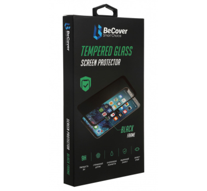BeCover Скло захисне BeCover Realme C21Y Black (706904)