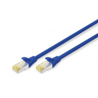 Патч-корд 1м, CAT 6a S-FTP, AWG 26/7, Cu, LSZH, blue Digitus (DK-1644-A-010/B)