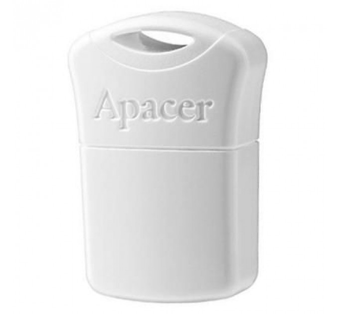 USB флеш накопичувач Apacer 64GB AH116 White USB 2.0 (AP64GAH116W-1)