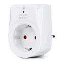 REAL-EL Зарядний пристрій REAL-EL 2*USB 10W (CS-25)