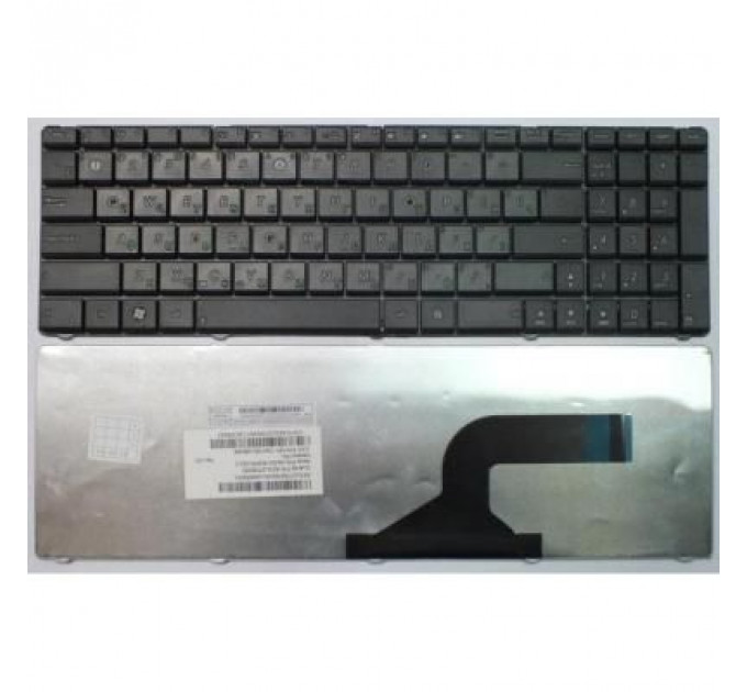 Клавіатура ноутбука ASUS G51/G53/K52/N50/X61/F50/W90 черная RU New Design (A43681)