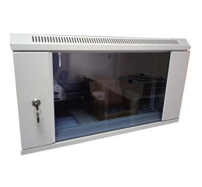 Шафа настінна Hypernet 6U 19" 600x350 (WMNC-35-6U-FLAT-AC)