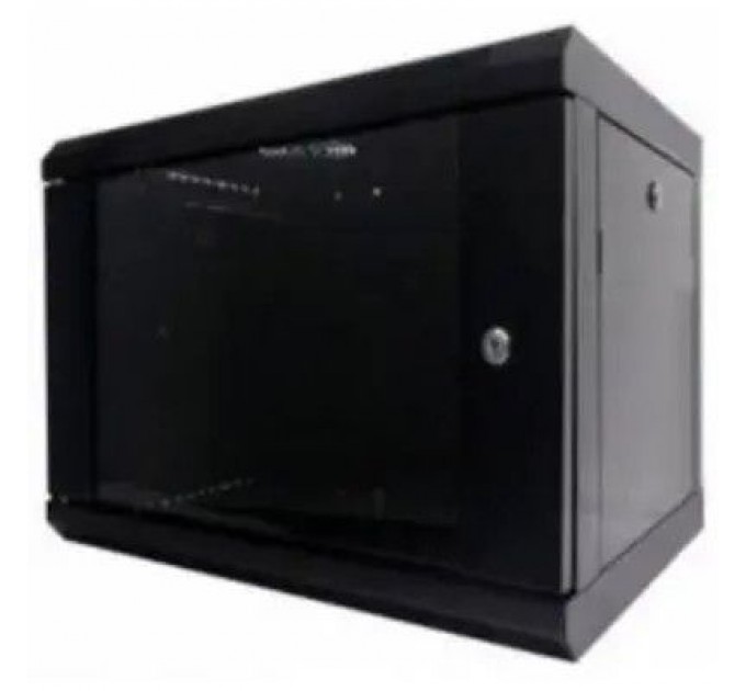 Шафа настінна Hypernet 9U 19" 600x500 (WMNC-500-9U-FLAT-BLACK)