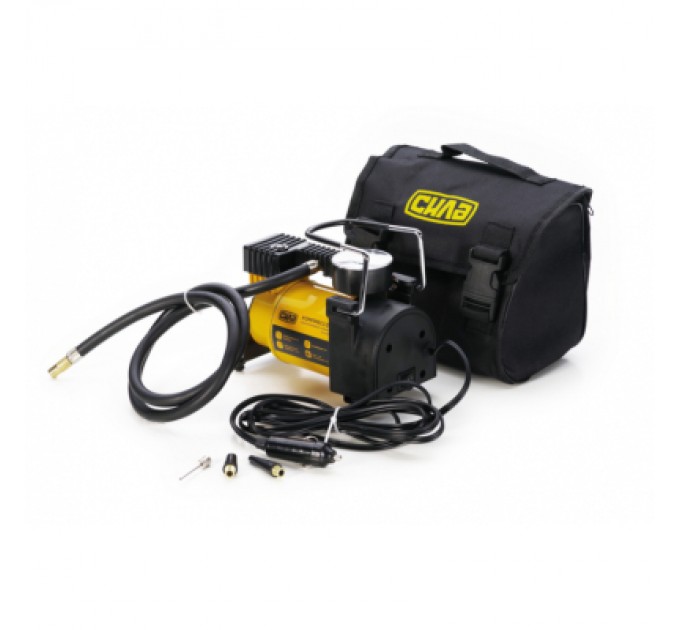 СИЛА Автомобільний компресор СИЛА МАКСІ 35л/хв, 7 Атм (900408)