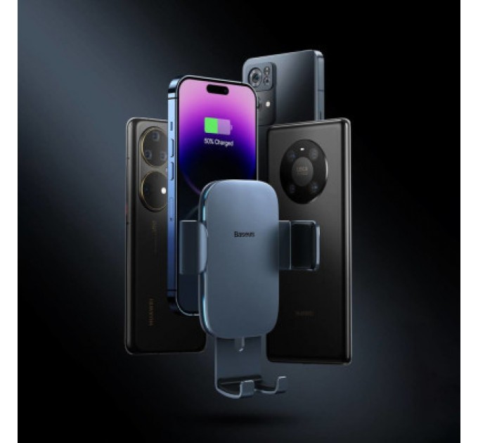 Baseus Універсальний автотримач Baseus Metal Age II Gravity Car Moun (SUJS000013)
