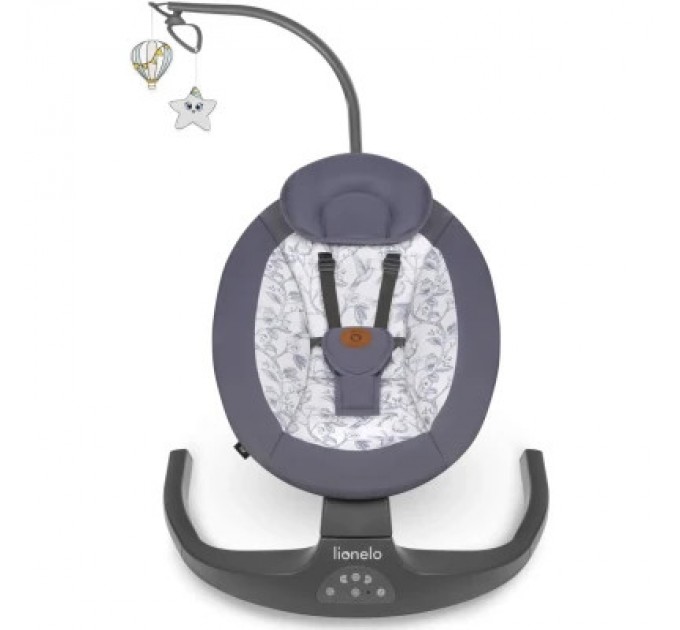 Lionelo Крісло-гойдалка Lionelo Ralf Grey White (LO-RALF GREY WHITE)