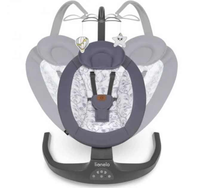 Lionelo Крісло-гойдалка Lionelo Ralf Grey White (LO-RALF GREY WHITE)