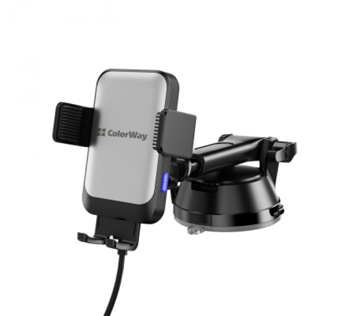 ColorWay Універсальний автотримач ColorWay AutoSense Car Wireless Charger 2 (Dashboard+Air Vent) 15W (CW-CHAW040Q-BK)