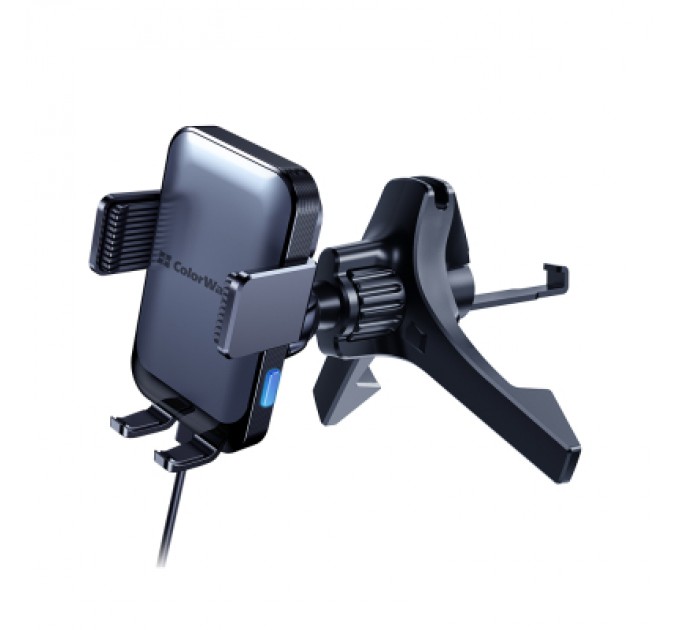 ColorWay Універсальний автотримач ColorWay AutoSense Car Wireless Charger 2 (Dashboard+Air Vent) 15W (CW-CHAW040Q-BK)