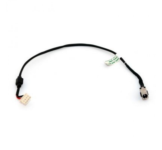 Роз'єм живлення ноутбука з кабелем для Toshiba PJ286 (5.5mm x 2.5mm), 4-pin, 27 см Универсальный (A49053)