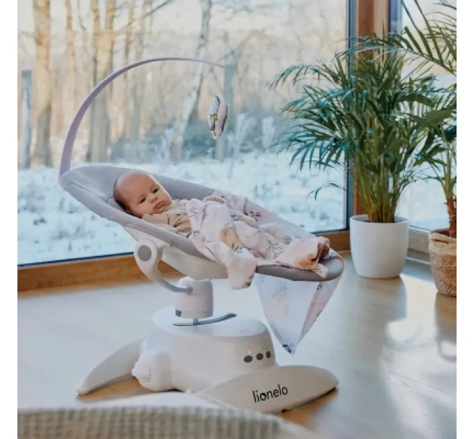 Lionelo Крісло-гойдалка Lionelo Iris Grey concrete (LO-IRIS GREY CONCRETE)