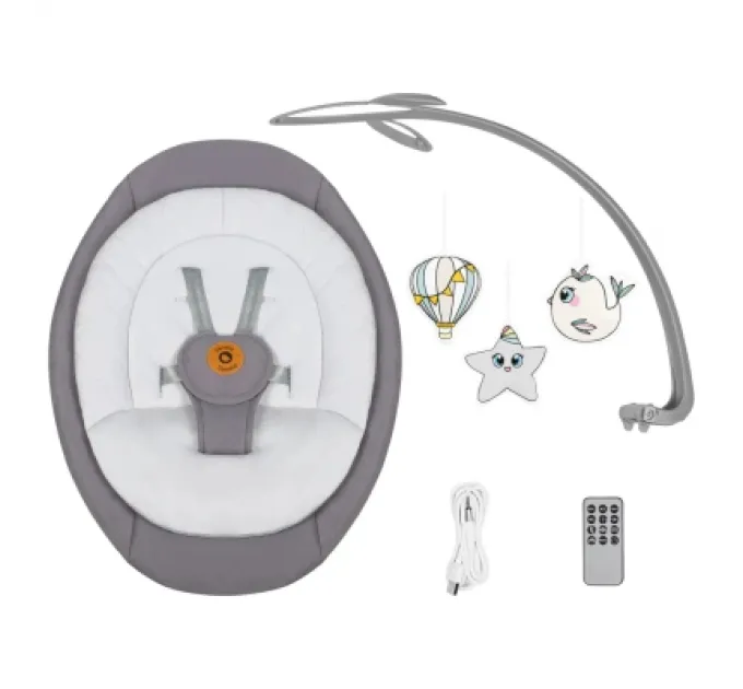 Lionelo Крісло-гойдалка Lionelo Mell Grey stone (LO-MELL GREY STONE)