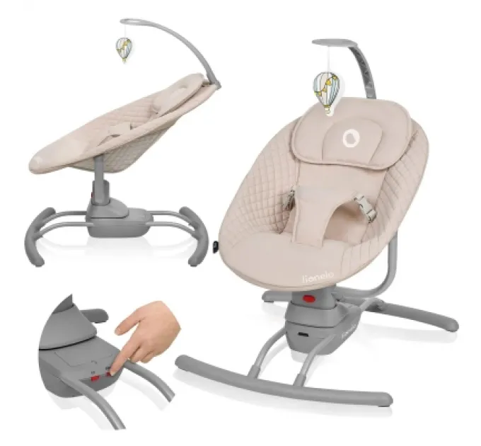 Lionelo Крісло-гойдалка Lionelo Rio Beige latte (LO-RIO BEIGE LATTE)