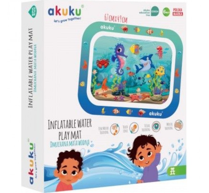 Akuku Дитячий килимок Akuku Надувний водний килимок Море (A0486)