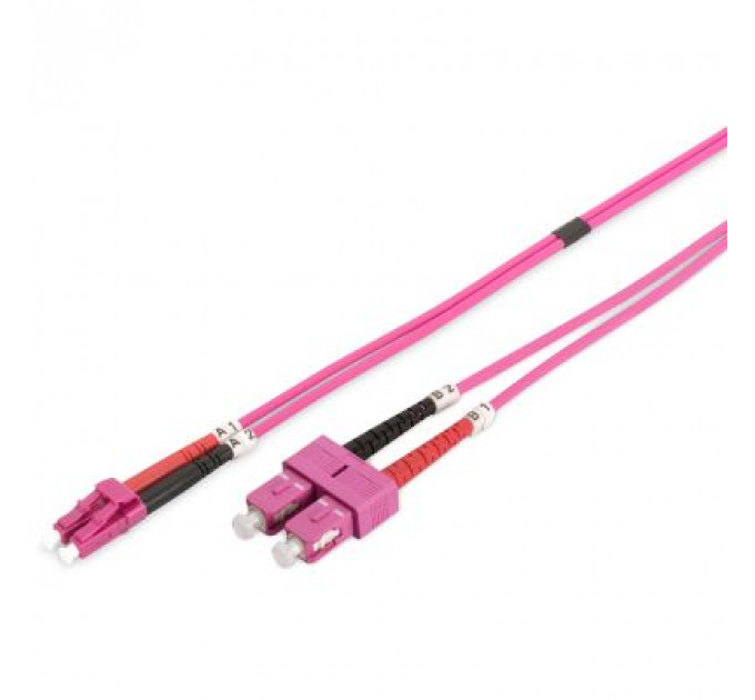 Оптичний патчкорд Digitus LC/UPC-SC/UPC,50/125 OM4(Multimode),duplex,3m (DK-2532-03-4)