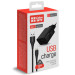 ColorWay Зарядний пристрій ColorWay 1USB AUTO ID 2A (10W) black + cable Lightning (CW-CHS012CL-BK)