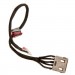 Lenovo Роз'єм живлення ноутбука з кабелем Lenovo для Lenovo PJ960 (прямоугольный + center pin),5-pin,20 см (A49085)