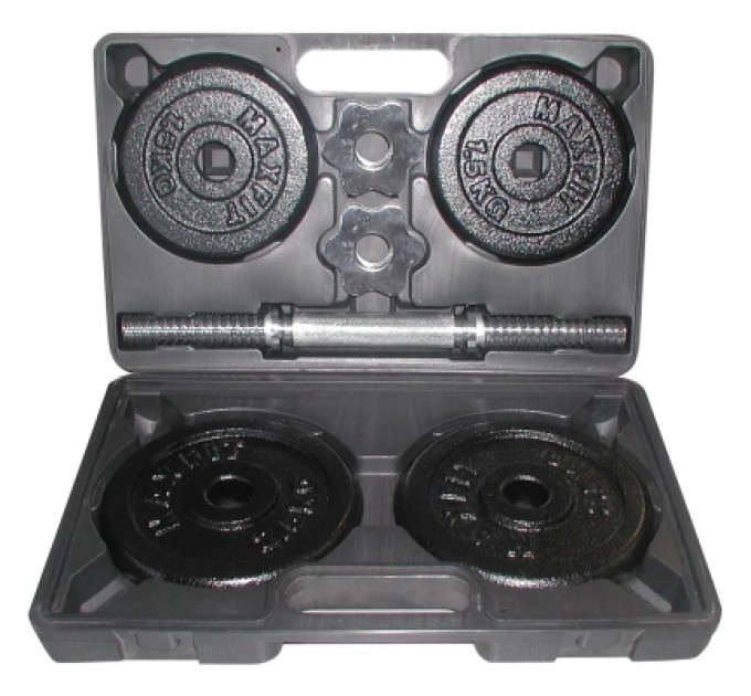 Toorx Гантельний набір Toorx 20 кг з кейсом (VAL-20DGN) (931411)